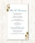 Indian Peacock Feathers Acrylic Wedding Invitation