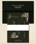Christmas Decoration Simple Flat 5x7 Wedding Invitation