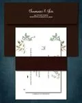 Roses Mary Simple Flat 5x7 Wedding Invitation