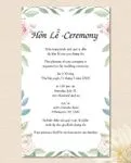 Light Pink Roses Acrylic Wedding Invitation