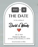 Ctrl Wedding Unique Style Wedding Invitations 2