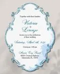 Soft Lines Unique Style Wedding Invitations 2