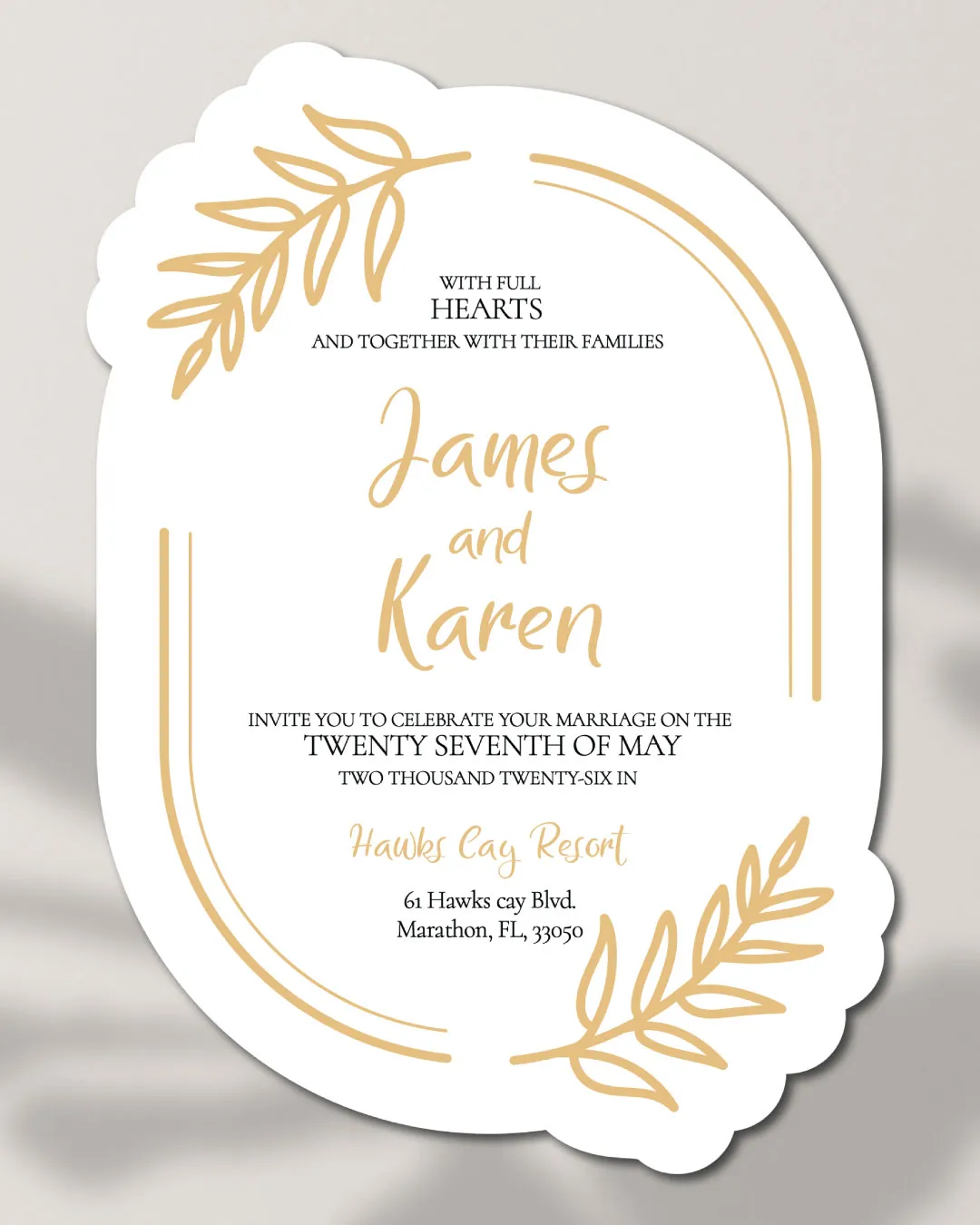 Love in Bloom Unique Style Wedding Invitations 2
