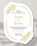 Love in Bloom Unique Style Wedding Invitations 2