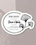 Floral Harmony Unique Style Wedding Invitations 2