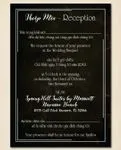 Vintage Slate Invitation Vellum Wrapped Vietnamese & English Wedding Invitation