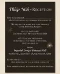 Vintage Celestial Sky Vellum Wrapped Vietnamese & English Wedding Invitation