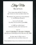 Wedding Dress and Suit Vellum Wrapped Vietnamese & English Wedding Invitation