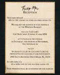 Burlap Texture Vellum Wrapped Vietnamese & English Wedding Invitation