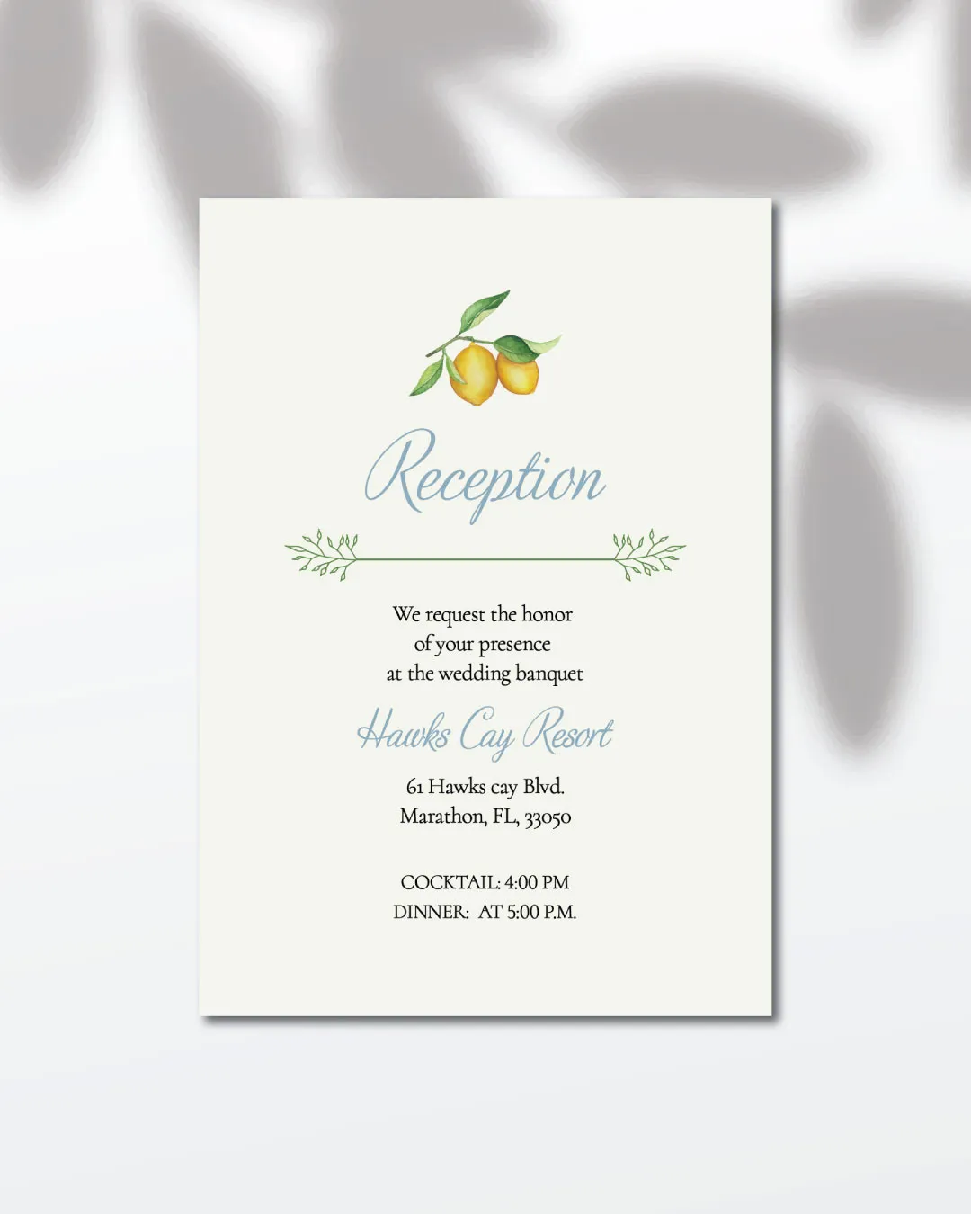 Single Sheets Unique Style Wedding Invitations 3