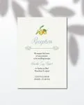 Single Sheets Unique Style Wedding Invitations 3