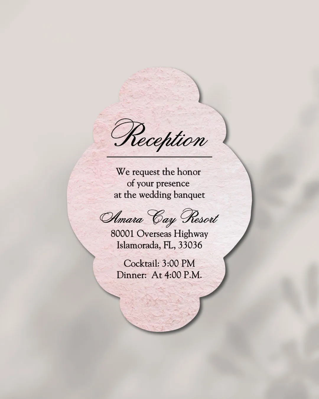 Soft Lines Unique Style Wedding Invitations 3
