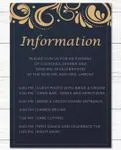 Indian Frame And Corners Acrylic Wedding Invitation
