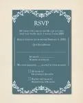 Formal Frame Invitation Vellum Wrapped Vietnamese & English Wedding Invitation