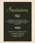 Christmas Decoration Simple Flat 5x7 Wedding Invitation