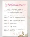 Invitation Bright PinkAcrylic Wedding Invitation