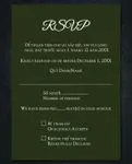 Wedding Dress and Suit Vellum Wrapped Vietnamese & English Wedding Invitation