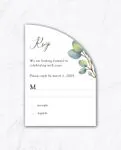 Elegant Botanical Unique Style Wedding Invitations 3