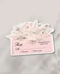 Soft Lines Unique Style Wedding Invitations 4