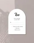 Floral Harmony Unique Style Wedding Invitations 4