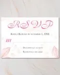 Invitation Bright PinkAcrylic Wedding Invitation