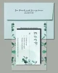 Eucalyptus Leaves Acrylic Wedding Invitation