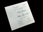 K2615 [I-10] Flowers Sophistication Wedding Invitation
