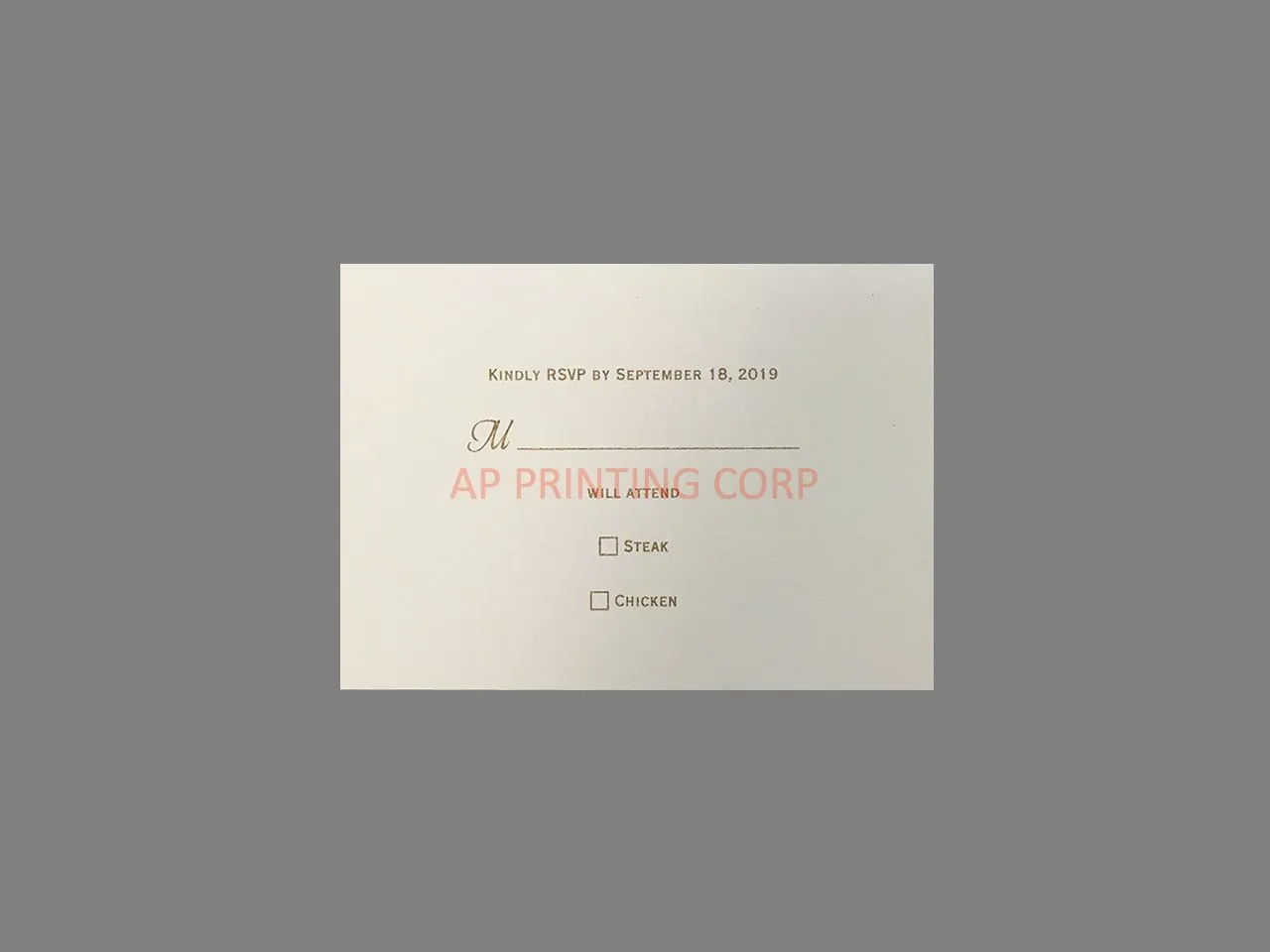 Simple Sweetness [CC-04-2] Elegant Wedding Invitation
