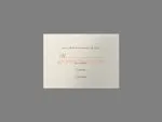 Simple Sweetness [CC-04-2] Elegant Wedding Invitation