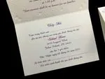 K5618 [I-11] Roseate Reverie Hearts Wedding Invitation