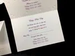 K5618 [I-11] Roseate Reverie Hearts Wedding Invitation