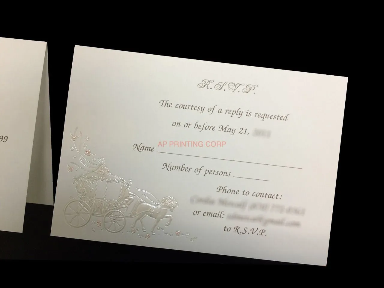 K631 [I-10] Enchanted Fairytale Bride & Groom Wedding Invitation