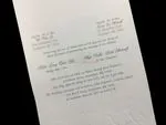K631 [I-10] Enchanted Fairytale Bride & Groom Wedding Invitation