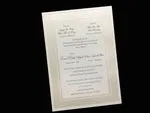K8081 [I-11] Blossoms of Devotion Hearts Wedding Invitation