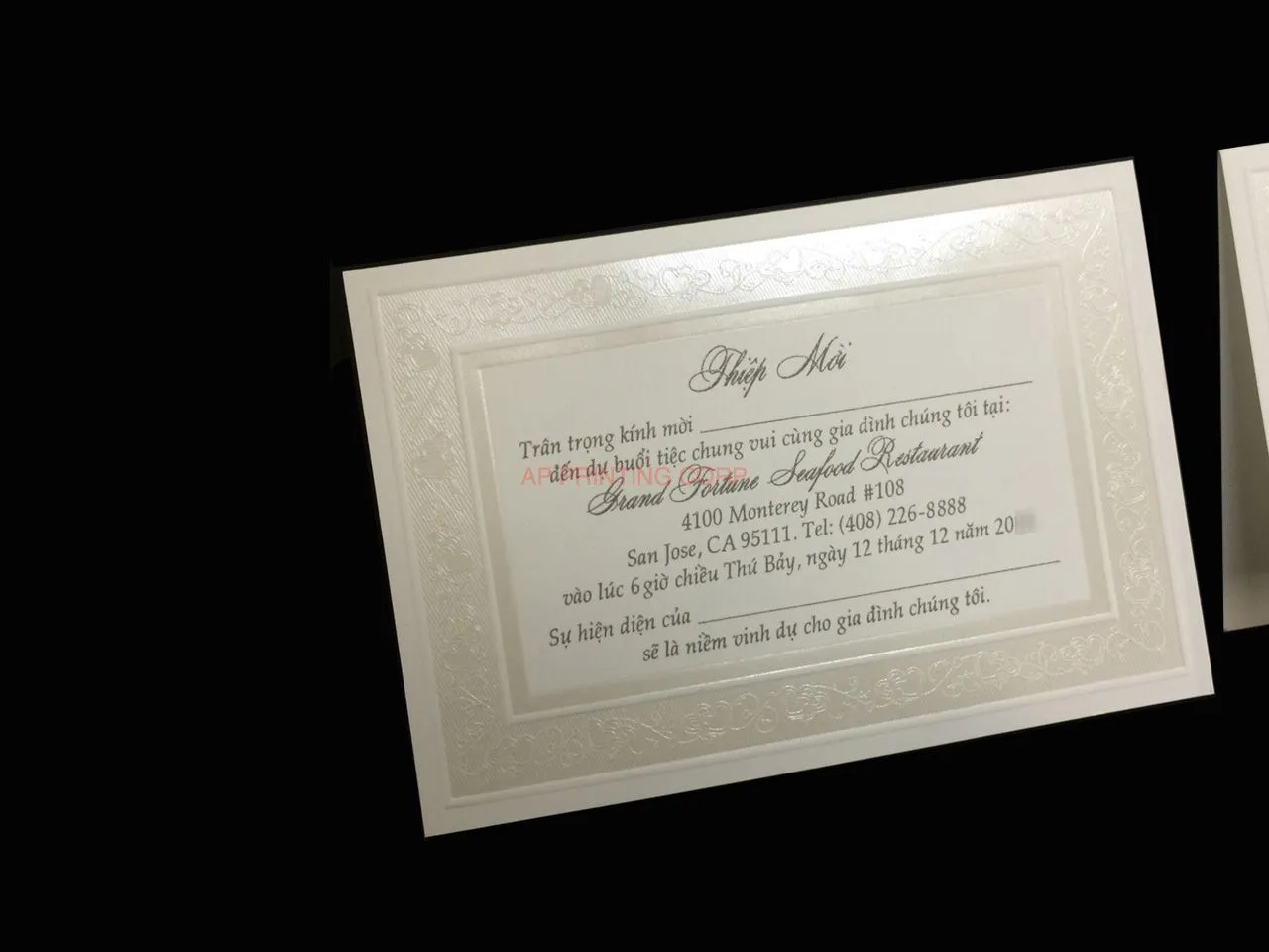 K8081 [I-11] Blossoms of Devotion Hearts Wedding Invitation
