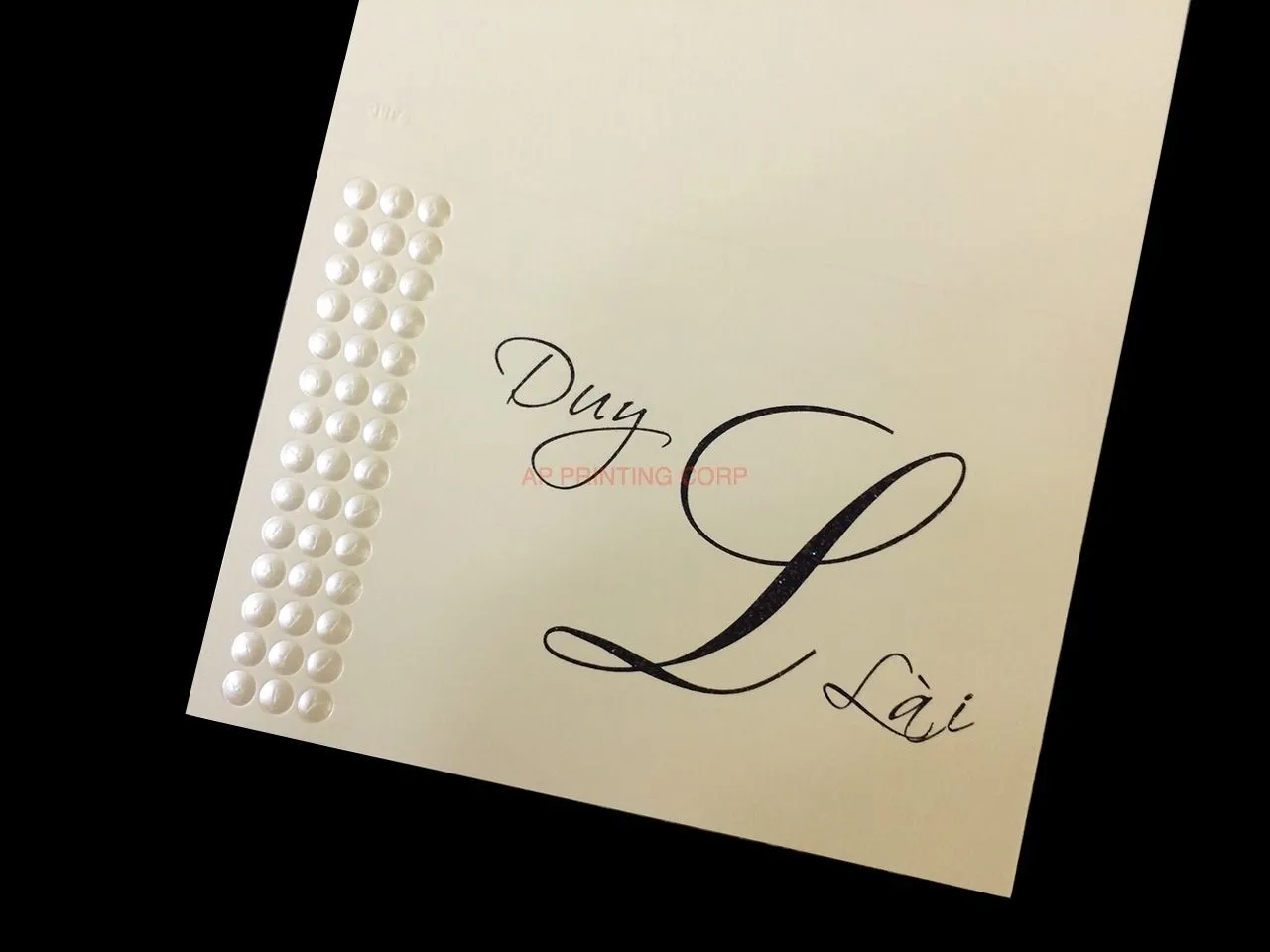 K7532 [I-11] Vietnamese & English Wedding Invitation
