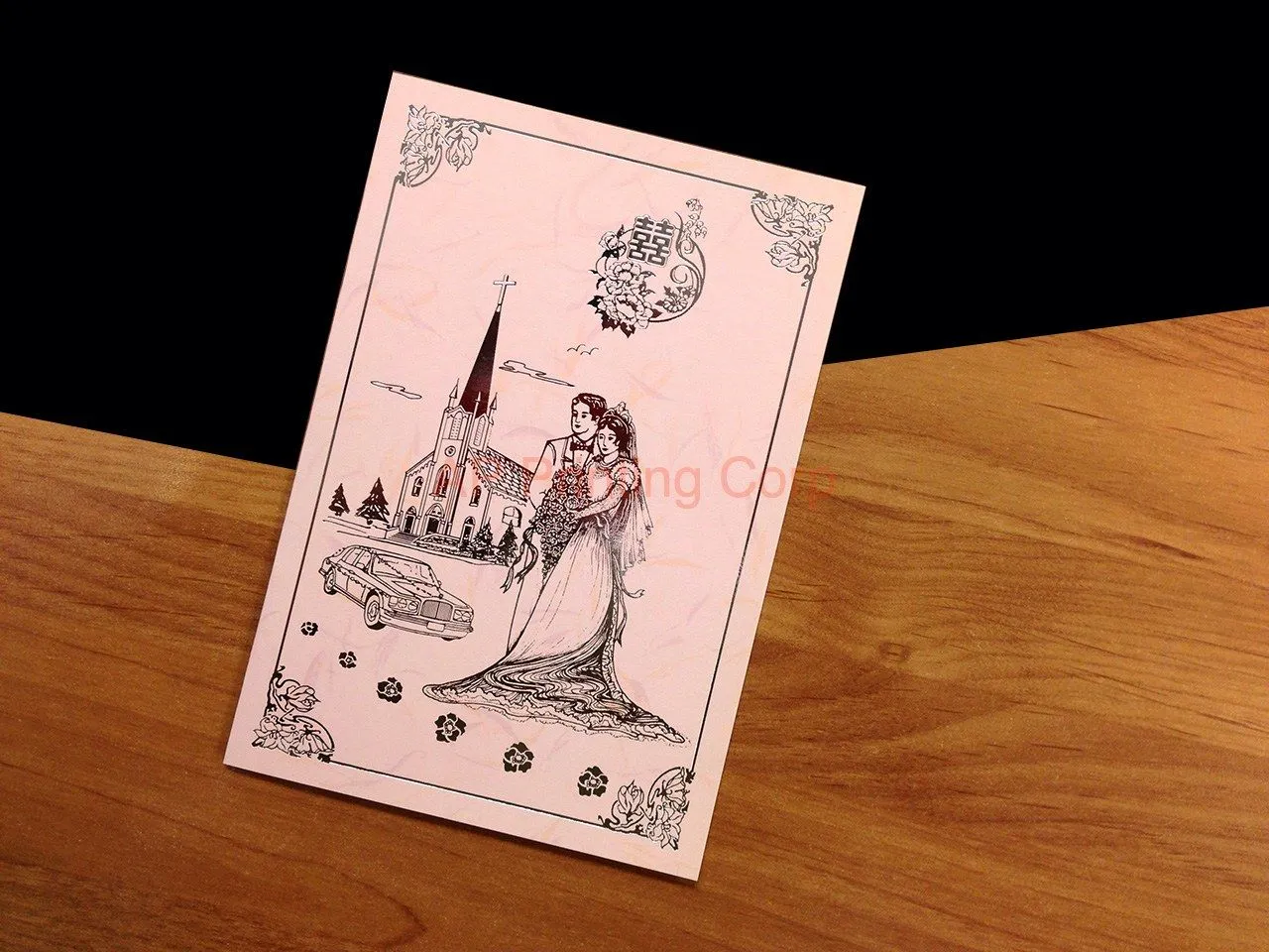 DR12-RPL2-S [V-L-01] Serenity in Unity Bride & Groom Wedding Invitation