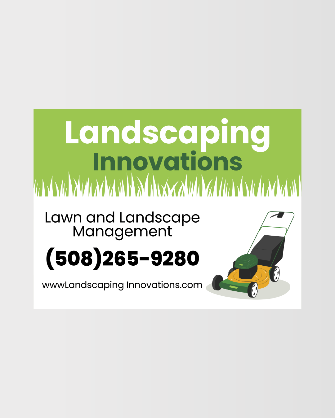 Landscaping Car Magnet