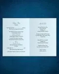Deep Red Roses Half Fold Vietnamese & English Wedding Invitation
