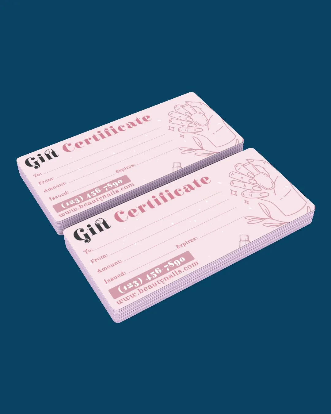 Hands Drawing Gift Certificate
