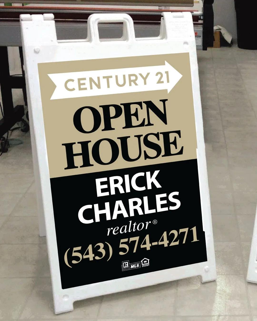 Century 21 Pearlstone Estates A Frame Sign 1