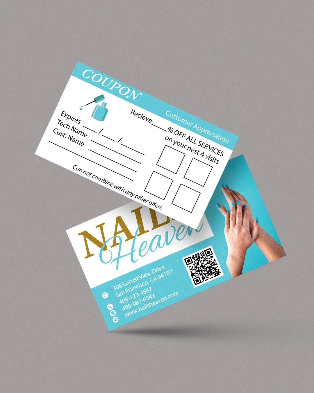 Beautiful Blue Sky Standard Business Cards 1