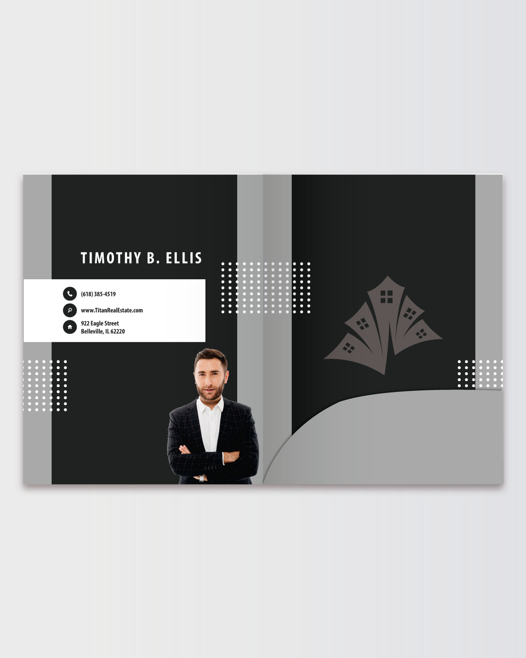 Modern Noir Presentation Folders 2
