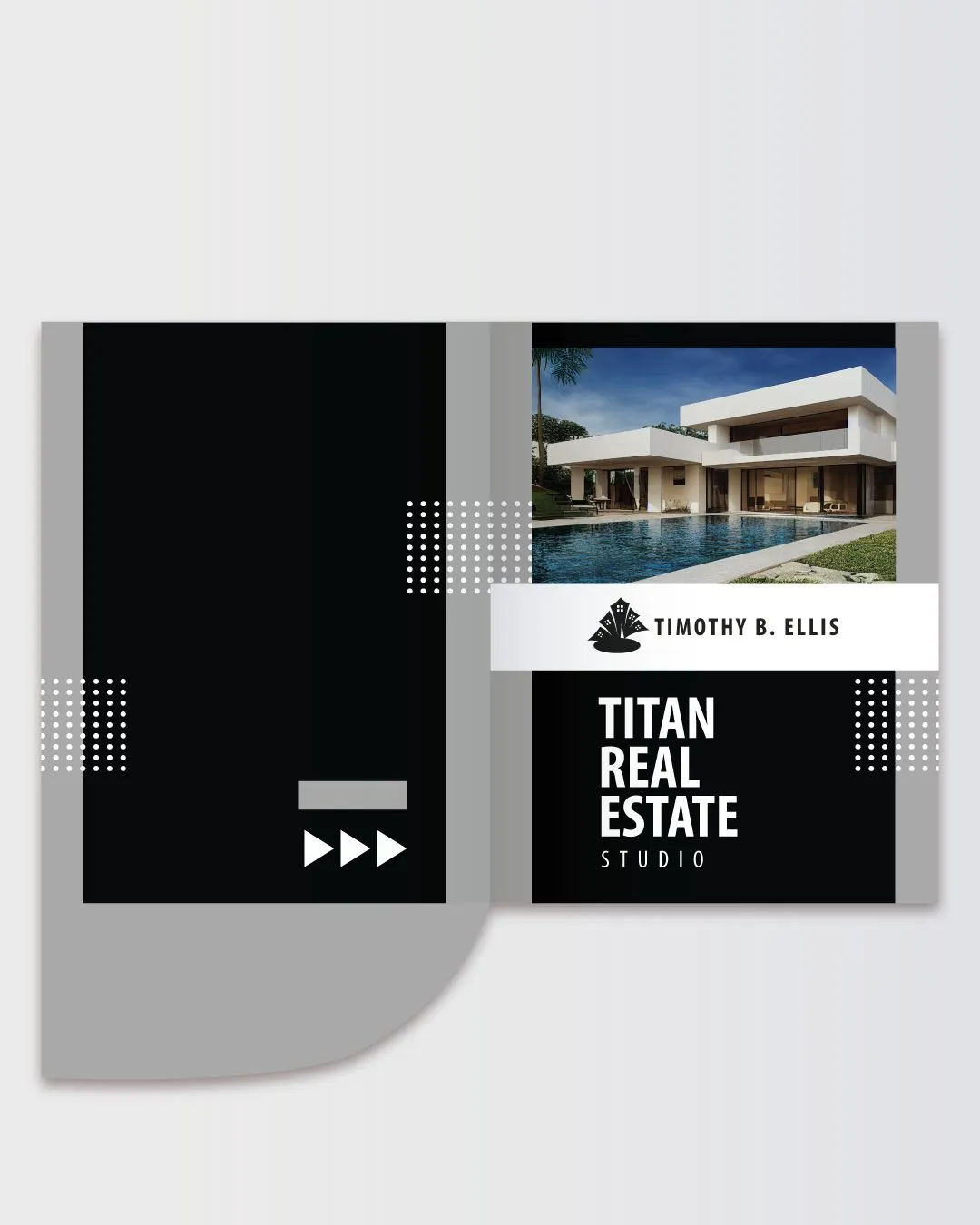 Modern Noir Presentation Folders 1