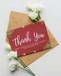 Sienna Christmas Thank You Card
