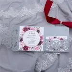 CL-WRAP-66 M-M Midnight Hearts and Cog Circles Laser Cut Wedding Invitation