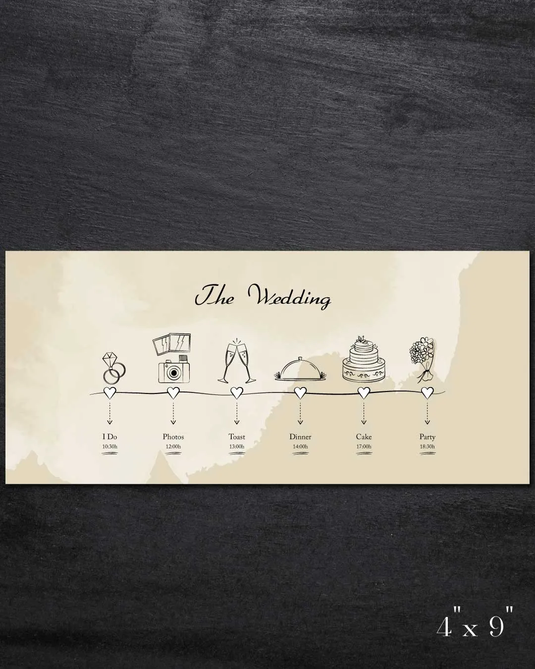 Serene Appearance Wedding Program Cards