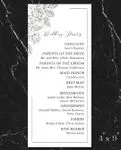 Touch Of Nature Wedding Program Cards