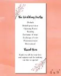 Cherry Tree Branches Wedding Program Cards
