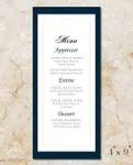 Design on Demand Wedding Menu Cards